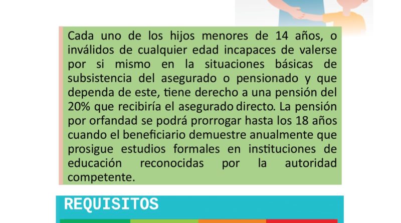 Pensión por Orfandad IHSS Instituto Hondureño de Seguridad Social